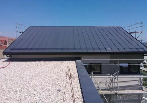 kačírek na ploché střeše